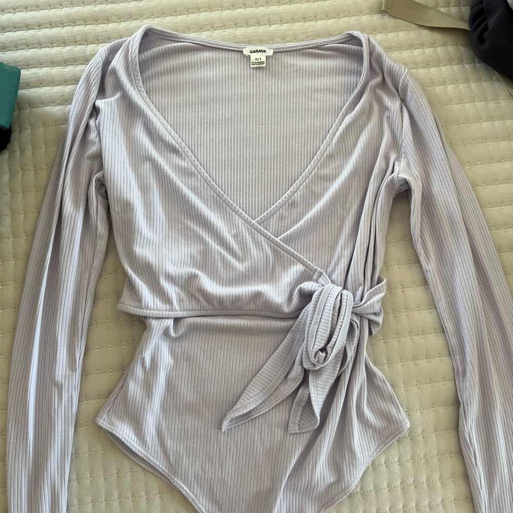 Lavender Wrap Bodysuit